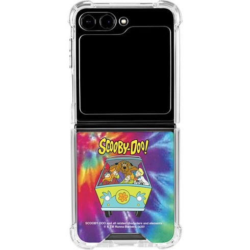 Scooby Doo Scooby-Doo Tie Dye Galaxy Z Flip5 5G Clear Case