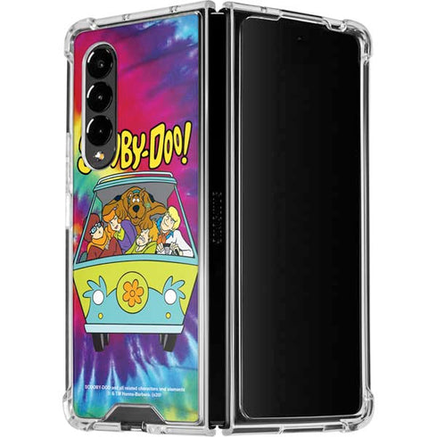 Scooby Doo Scooby-Doo Tie Dye Galaxy Z Fold4 5G Clear Case