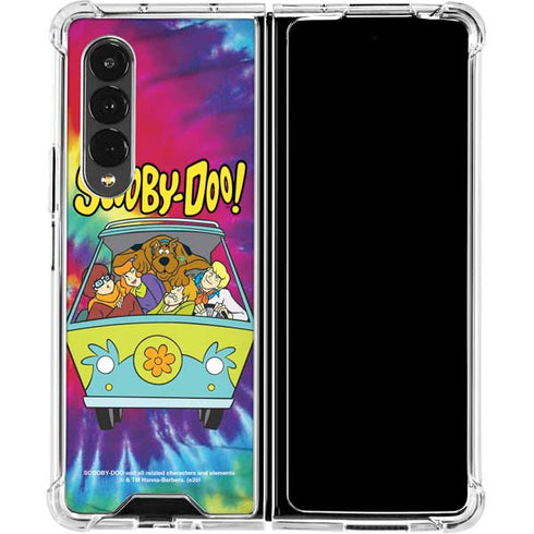 Scooby Doo Scooby-Doo Tie Dye Galaxy Z Fold4 5G Clear Case