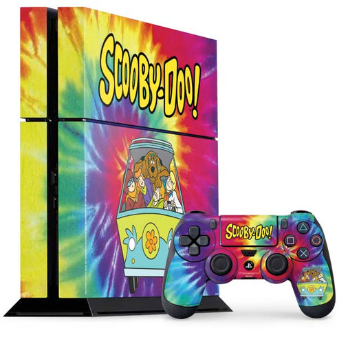 Scooby Doo Scooby-Doo Tie Dye PS4 Console and Controller Bundle Skin