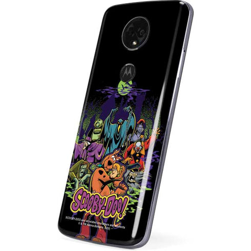 Scooby Doo vs Monsters Moto E5 Plus Skin