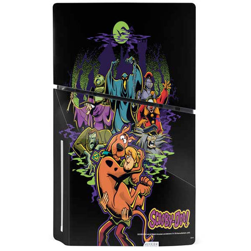 Scooby Doo vs Monsters PS5 Slim Disk Console Skin