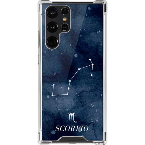 Scorpio Constellation Galaxy S22 Ultra Clear Case