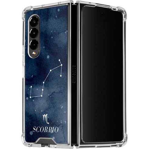 Scorpio Constellation Galaxy Z Fold4 5G Clear Case