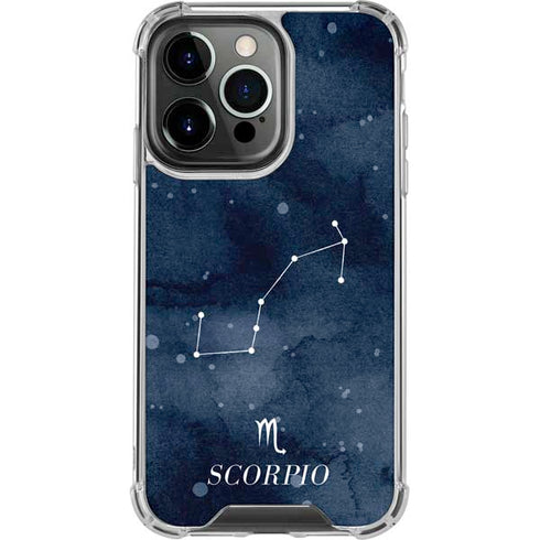 Scorpio Constellation iPhone 14 Pro Clear Case