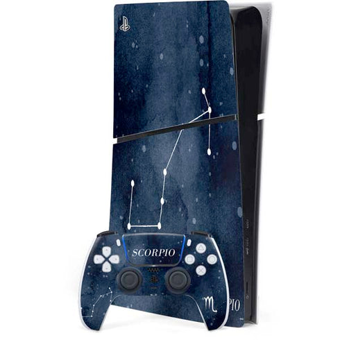 Scorpio Constellation PS5 Slim Digital Edition Bundle Skin