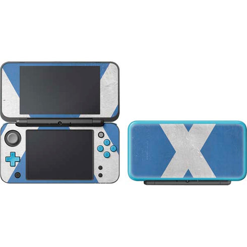 Scotland Flag Distressed Nintendo 2DS XL (2017) Skin