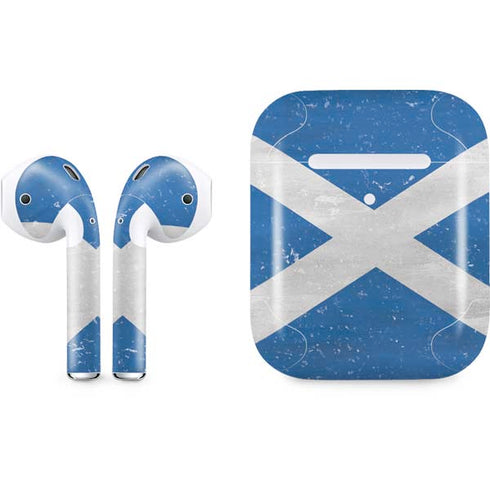 Scotland Flag Distressed Apple AirPods 2 Skin