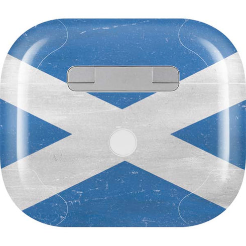 Scotland Flag Distressed Apple AirPods (3rd Gen 2021) Skin