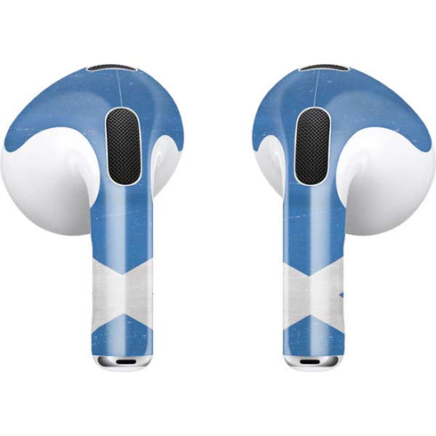 Scotland Flag Distressed Apple AirPods (3rd Gen 2021) Skin