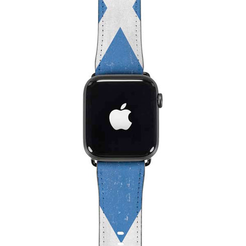 Scotland Flag Distressed Apple Watch Band 42-44mm