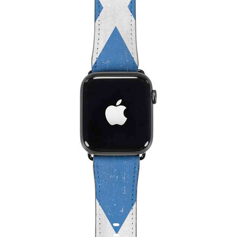 Scotland Flag Distressed Apple Watch Band 38-40mm