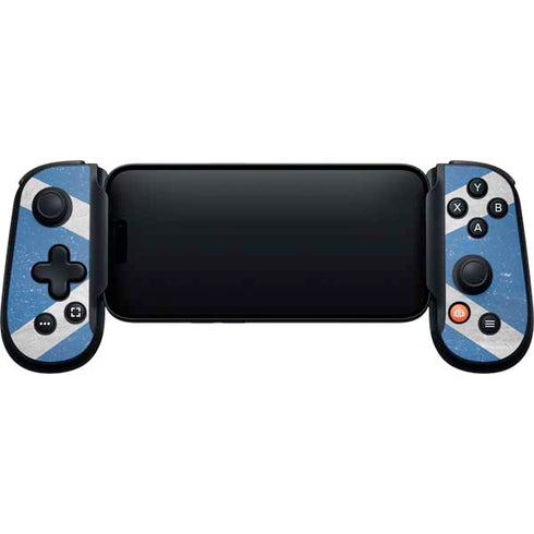 Scotland Flag Distressed Backbone One for iPhone Game Controller Skin