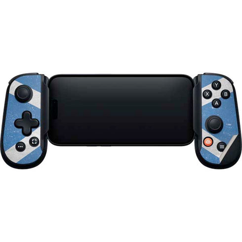 Scotland Flag Distressed Backbone One for iPhone Game Controller Skin