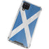 Scotland Flag Distressed Galaxy A12 Clear Case