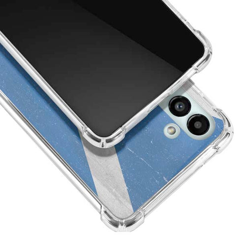 Scotland Flag Distressed Galaxy A13 5G Clear Case