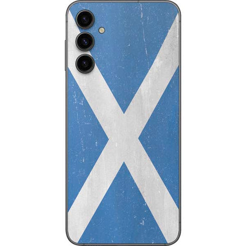 Scotland Flag Distressed Galaxy A14 5G Skin