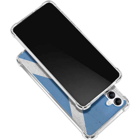 Scotland Flag Distressed Galaxy A15 5G Clear Case