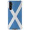 Scotland Flag Distressed Galaxy A54 5G Clear Case