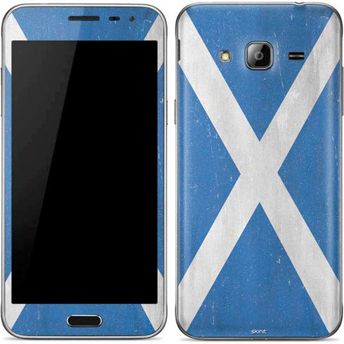 Scotland Flag Distressed Galaxy J3 Skin