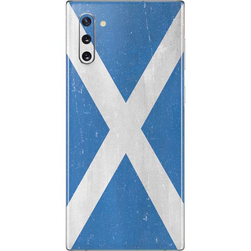Scotland Flag Distressed Galaxy Note 10 Skin