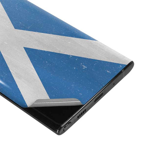 Scotland Flag Distressed Galaxy Note 10 Skin