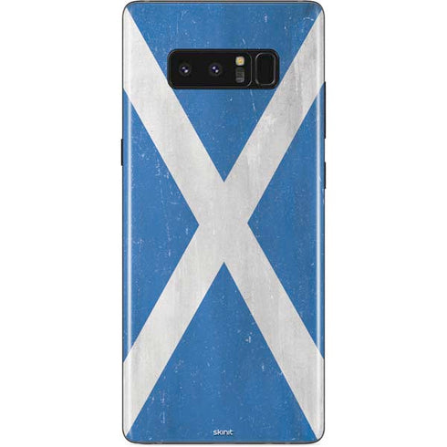 Scotland Flag Distressed Galaxy Note 8 Skin