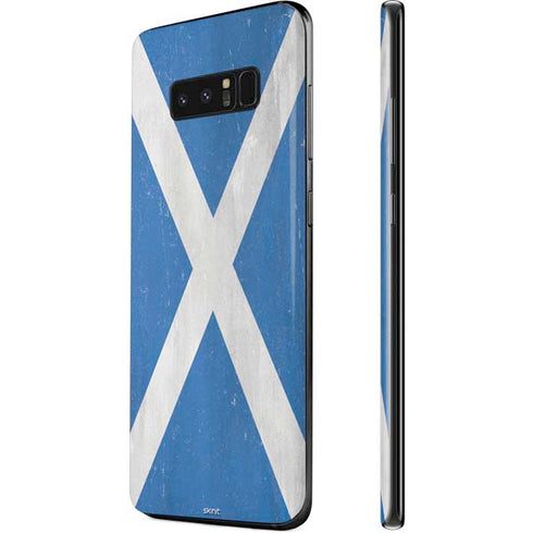 Scotland Flag Distressed Galaxy Note 8 Skin
