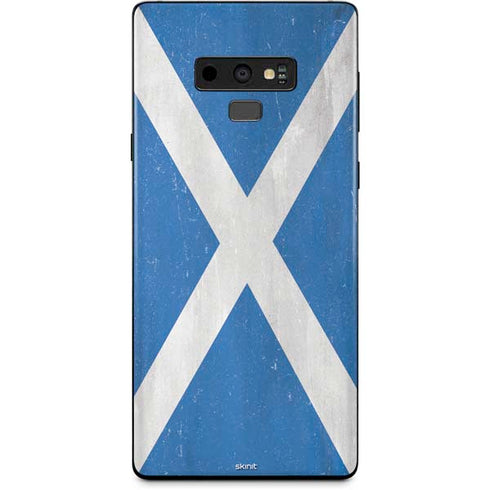 Scotland Flag Distressed Galaxy Note 9 Skin