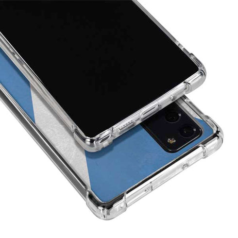 Scotland Flag Distressed Galaxy Note20 5G Clear Case