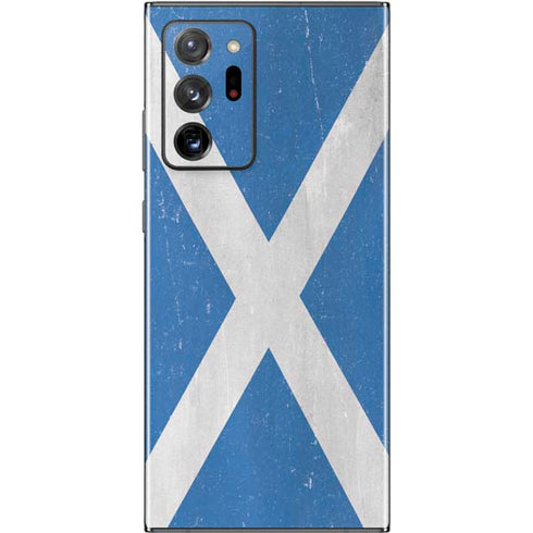 Scotland Flag Distressed Galaxy Note20 Ultra 5G Skin
