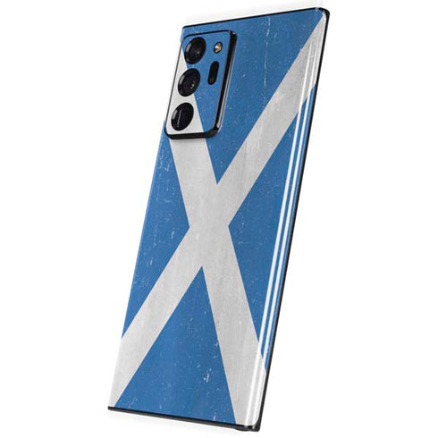 Scotland Flag Distressed Galaxy Note20 Ultra 5G Skin