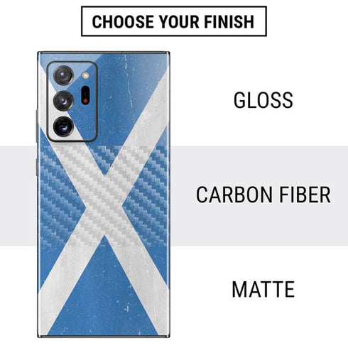 Scotland Flag Distressed Galaxy Note20 Ultra 5G Skin