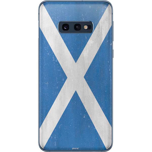 Scotland Flag Distressed Galaxy S10e Skin