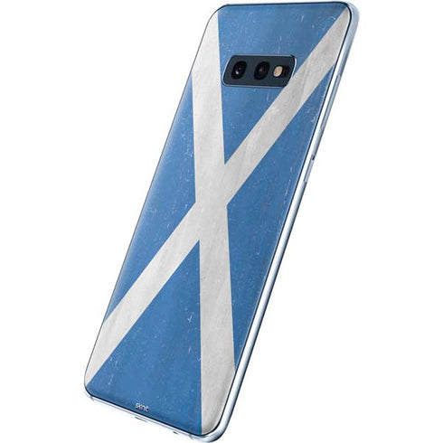 Scotland Flag Distressed Galaxy S10e Skin