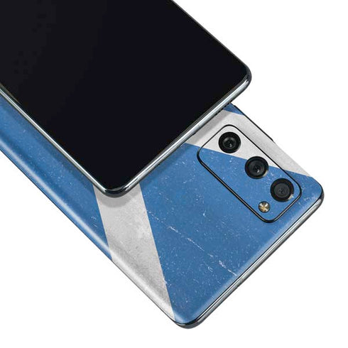 Scotland Flag Distressed Galaxy S20 Fan Edition Skin