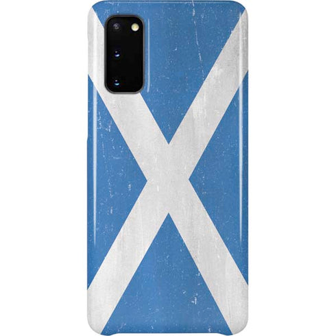 Scotland Flag Distressed Galaxy S20 Lite Case