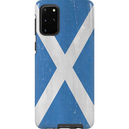 Scotland Flag Distressed Galaxy S20 Plus Pro Case