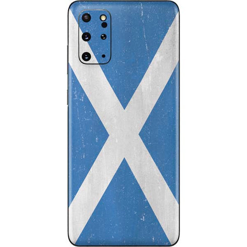 Scotland Flag Distressed Galaxy S20 Plus Skin