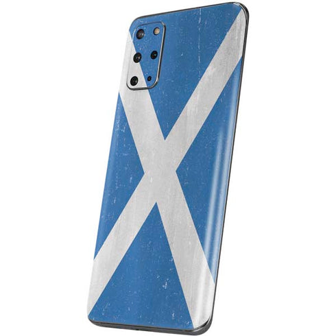 Scotland Flag Distressed Galaxy S20 Plus Skin