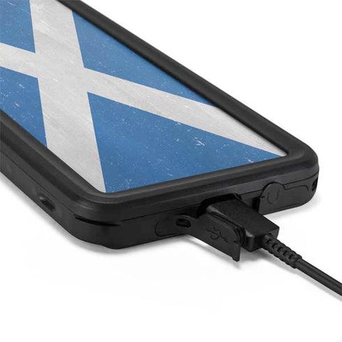 Scotland Flag Distressed Galaxy S20 Plus Waterproof Case
