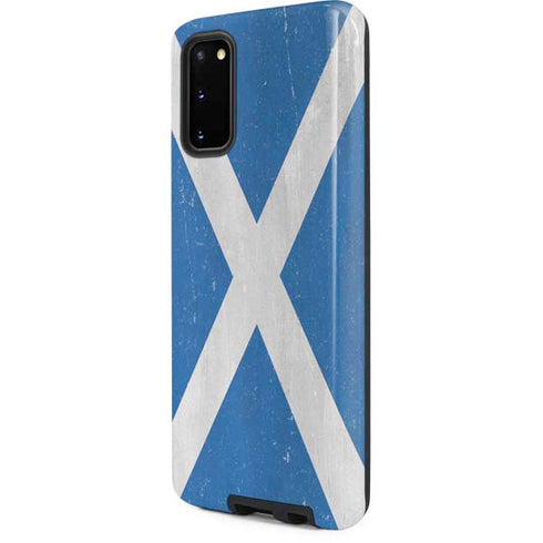 Scotland Flag Distressed Galaxy S20 Pro Case