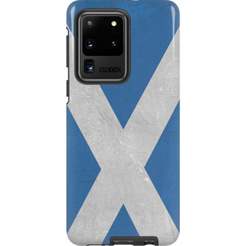 Scotland Flag Distressed Galaxy S20 Ultra 5G Pro Case