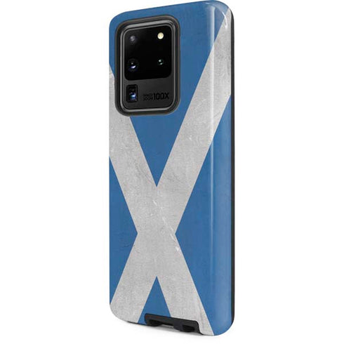 Scotland Flag Distressed Galaxy S20 Ultra 5G Pro Case