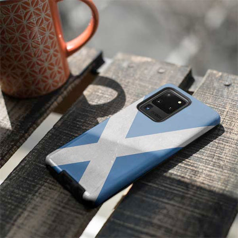 Scotland Flag Distressed Galaxy S20 Ultra 5G Pro Case