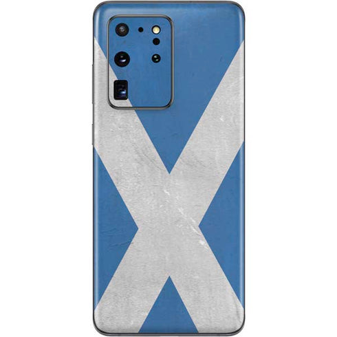 Scotland Flag Distressed Galaxy S20 Ultra 5G Skin