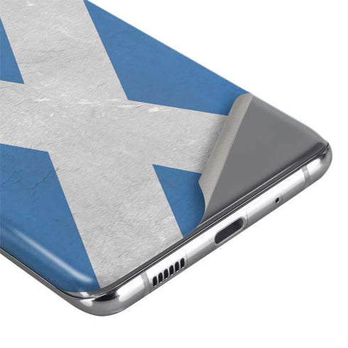 Scotland Flag Distressed Galaxy S20 Ultra 5G Skin