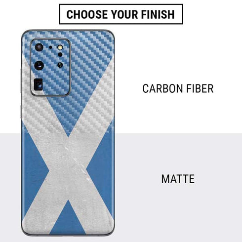 Scotland Flag Distressed Galaxy S20 Ultra 5G Skin
