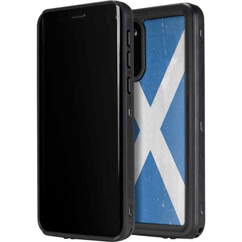 Scotland Flag Distressed Galaxy S20 Waterproof Case
