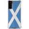 Scotland Flag Distressed Galaxy S21 FE Clear Case